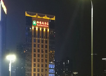 紅林大酒店外墻亮化工程