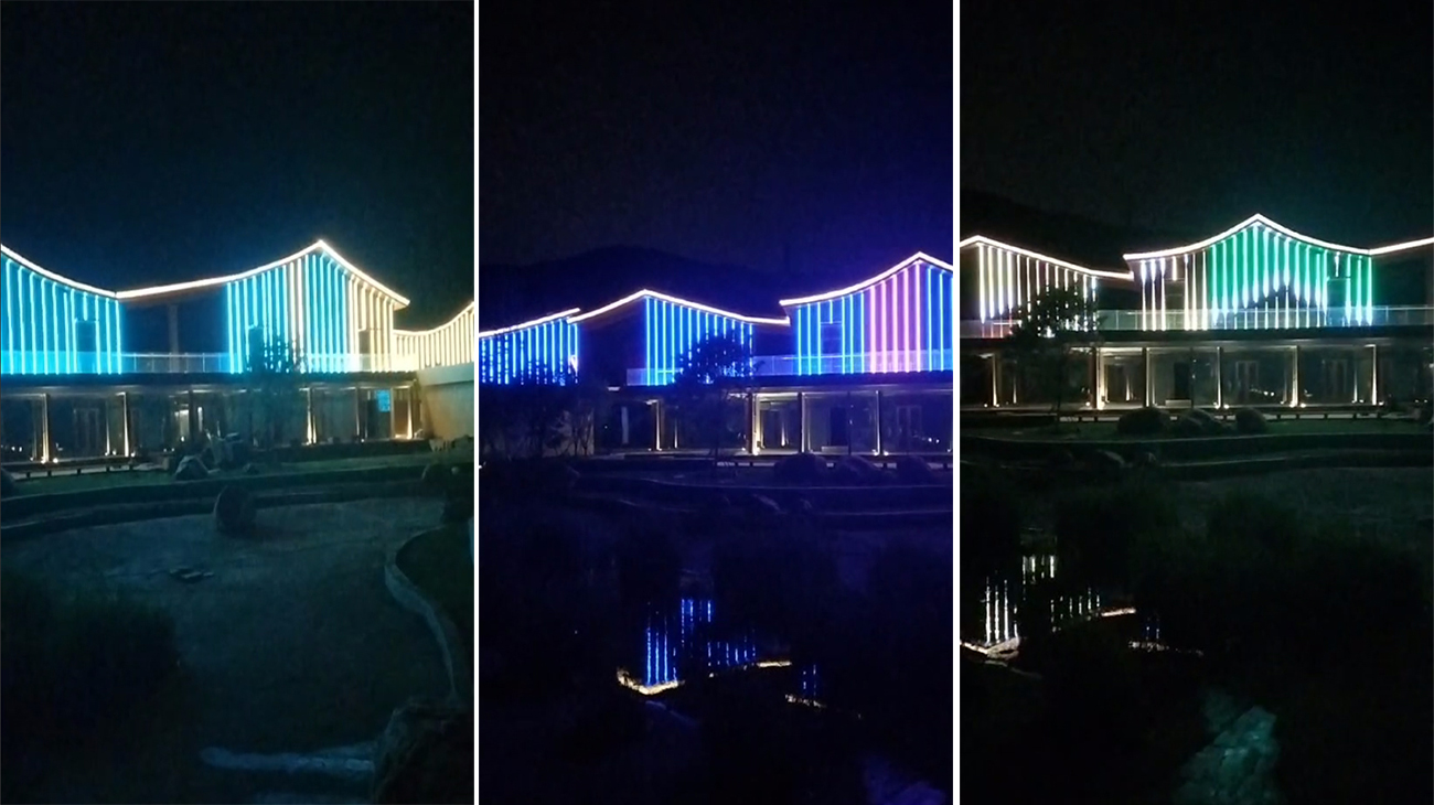 山水名園小區(qū)亮化