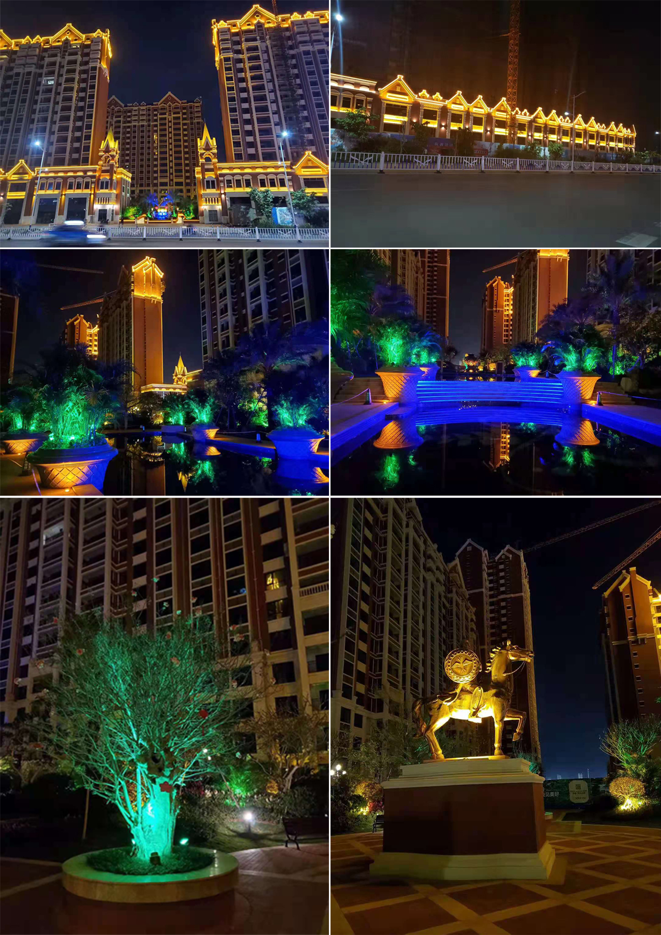 紫薇英倫小鎮(zhèn)樓盤亮化