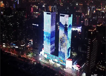 萬達廣場外墻亮化