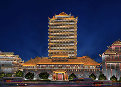 古城景區(qū)亮化